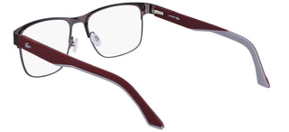 Lacoste L2291 men Red Squared Eyeglasses