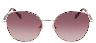 Lacoste L257S women Gold Butterfly Sunglasses