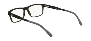 Lacoste L2876 men Green Rectangle Eyeglasses