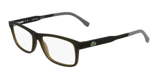 Lacoste L2876 men Green Rectangle Eyeglasses