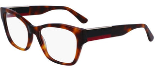 Lacoste L2919 women Havana Squared Eyeglasses