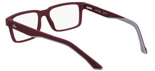 Lacoste L2922 men Red Squared Eyeglasses