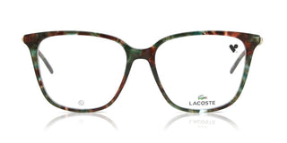 Lacoste L2940 Women Havana Squared Eyeglasses