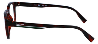 Lacoste L3654 children Havana Squared Eyeglasses