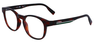 Lacoste L3654 children Havana Squared Eyeglasses