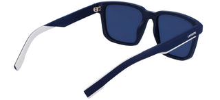 Lacoste L999S men Blue Geometric Sunglasses