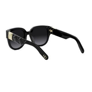 DIOR Lady 95.22 R3I women Black Round Sunglasses