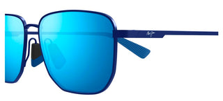 Maui Jim LAMALAMA AF 652 men Blue Squared Sunglasses