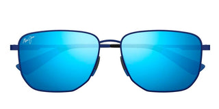 Maui Jim LAMALAMA AF 652 men Blue Squared Sunglasses