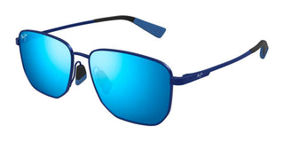 Maui Jim LAMALAMA AF 652 men Blue Squared Sunglasses