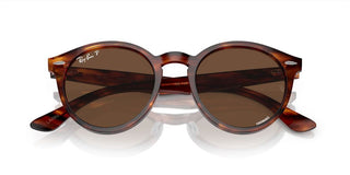 Ray-Ban LARRY RB 7680S unisex Havana Round Sunglasses