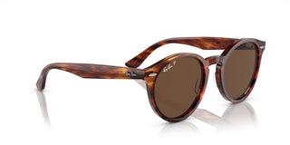 Ray-Ban LARRY RB 7680S unisex Havana Round Sunglasses