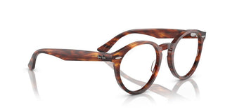 Ray-Ban LARRY RX 7680V unisex Havana Round Eyeglasses