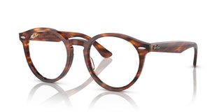 Ray-Ban LARRY RX 7680V unisex Havana Round Eyeglasses