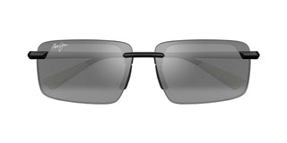 Maui Jim LAULIMA MJ0626S unisex Black Rectangle Sunglasses