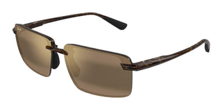 Maui Jim LAULIMA MJ0626S unisex Havana Rectangle Sunglasses