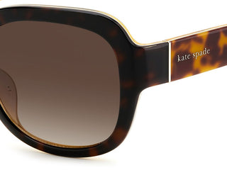 Kate Spade LAYNE/S women Havana Squared Sunglasses