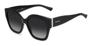 Jimmy Choo LEELA/S women Black Squared Sunglasses