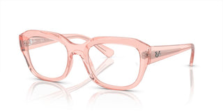 Ray-Ban LEONID RX 7225 unisex Pink Squared Eyeglasses