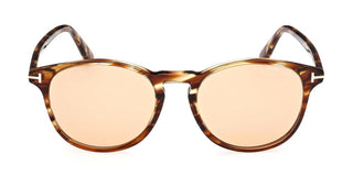 Tom Ford LEWIS FT 1097 unisex Havana Round Sunglasses