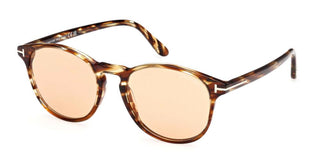 Tom Ford LEWIS FT 1097 unisex Havana Round Sunglasses