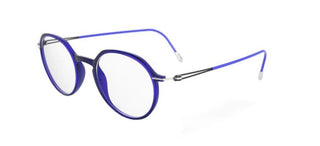 Silhouette LITE SPIRIT 2925 men Blue Round Eyeglasses