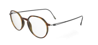 Silhouette LITE SPIRIT 2925 men Brown Round Eyeglasses