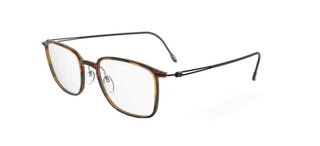 Silhouette LITE SPIRIT 2926 men Havana Geometric Eyeglasses