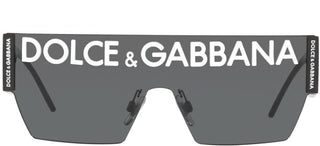 Dolce & Gabbana LOGO DG 2233 men Black Shield Sunglasses