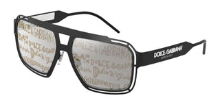 Dolce & Gabbana LOGO DG 2270 men Black Pilot Sunglasses