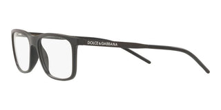 Dolce & Gabbana LOGO DG 5044 men Black Geometric Eyeglasses