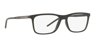 Dolce & Gabbana LOGO DG 5044 men Black Geometric Eyeglasses