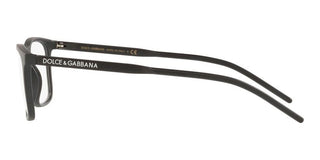 Dolce & Gabbana LOGO DG 5044 men Black Geometric Eyeglasses