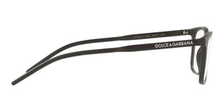 Dolce & Gabbana LOGO DG 5044 men Black Geometric Eyeglasses