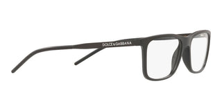 Dolce & Gabbana LOGO DG 5044 men Black Geometric Eyeglasses