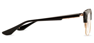 Dita LOTOVA unisex Black Squared Eyeglasses