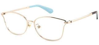 Kate Spade LOWRI/F women Gold Geometric Eyeglasses