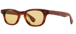 Garrett Leight LO-B SUN unisex Brown Geometric Sunglasses