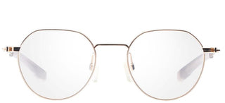 Dita Lancier LSA-108 unisex Gold Round Eyeglasses