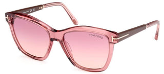 Tom Ford LUCIA FT 1087 unisex Pink Squared Sunglasses