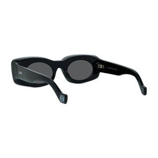 LOEWE LW40033I unisex Black Oval Sunglasses