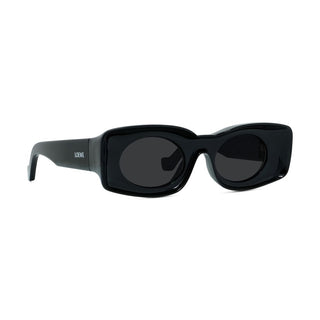 LOEWE LW40033I unisex Black Oval Sunglasses