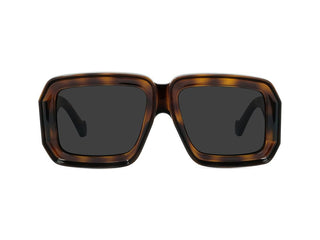 LOEWE Signature LW40064U unisex Havana Squared Sunglasses