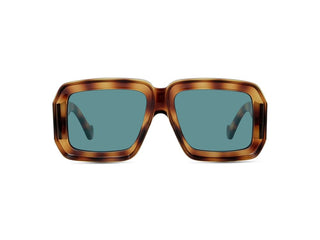 LOEWE Signature LW40064U unisex Havana Squared Sunglasses