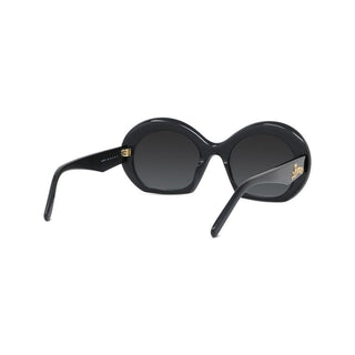 LOEWE LW40077I women Black Round Sunglasses