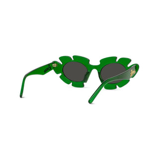 LOEWE LW40088U unisex Green Cat Eye Sunglasses