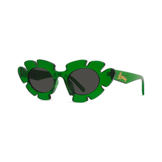 LOEWE LW40088U unisex Green Cat Eye Sunglasses