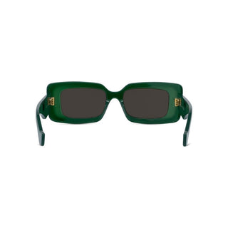 LOEWE LW40102F women Green Geometric Sunglasses