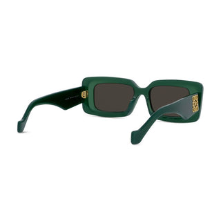 LOEWE LW40102F women Green Geometric Sunglasses