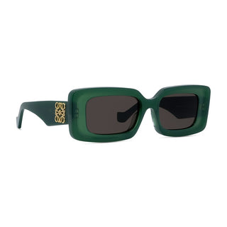 LOEWE LW40102F women Green Geometric Sunglasses